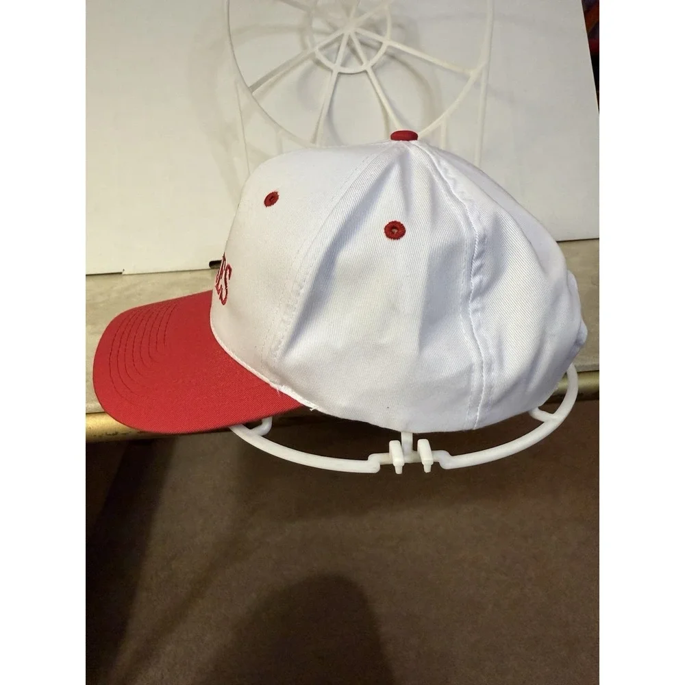 Vintage Hot Tamales Hat Red White‎ Embroidered Snapback 90s Nissun Cap Taiwan